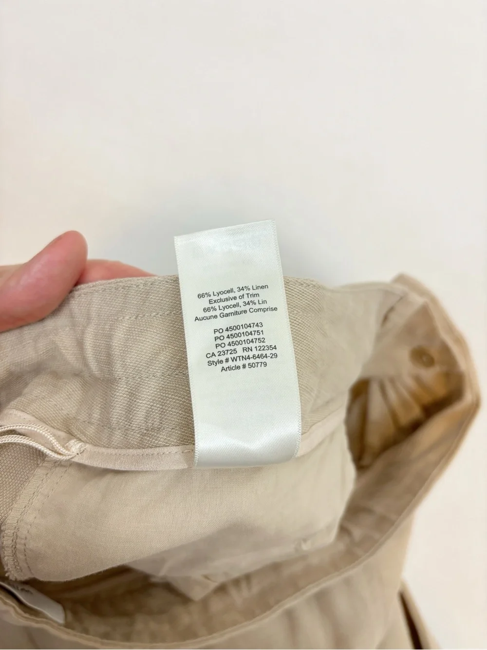 Aritzia Wilfred Allant Cropped Linen Pant Size 2